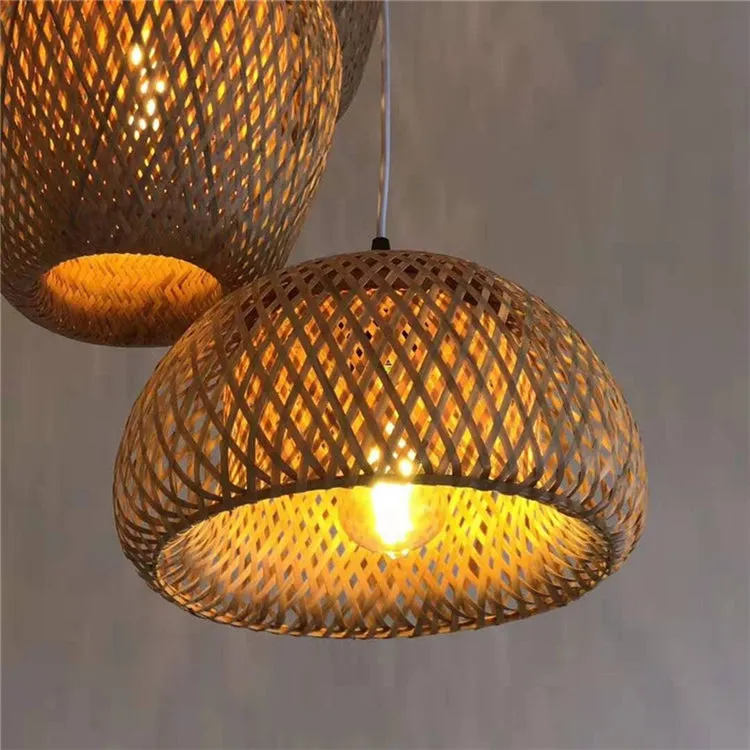 Bamboo Brilliance Pendant Light – Handcrafted Elegance in Natural Bamboo