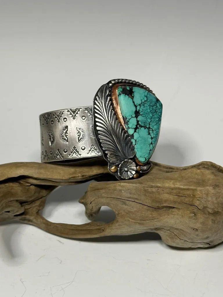 BAMBOO MOUNTAIN FEATHER CUFF JK137