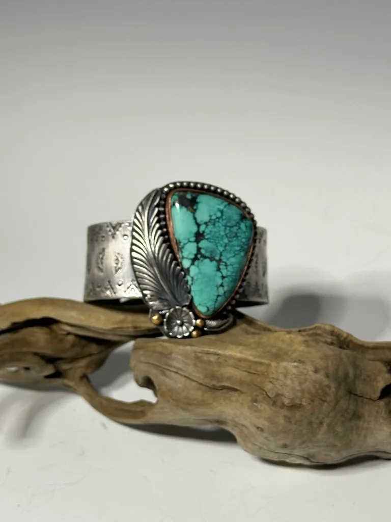 BAMBOO MOUNTAIN FEATHER CUFF JK137