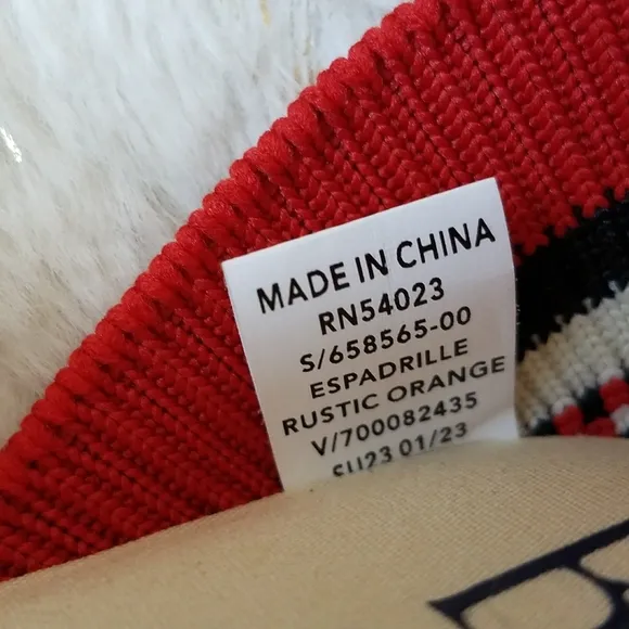 Banana Republic Espadrille for Baby in Rustic Orange
