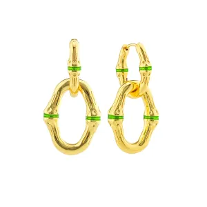 Bangkok Bamboo Link Earrings