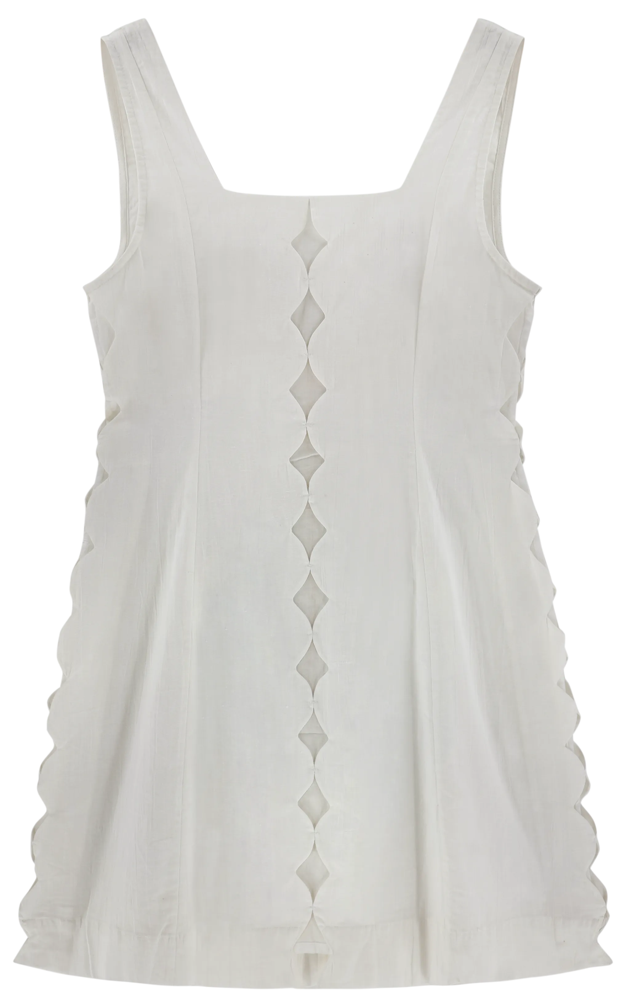 Barcelona Short Dress in White