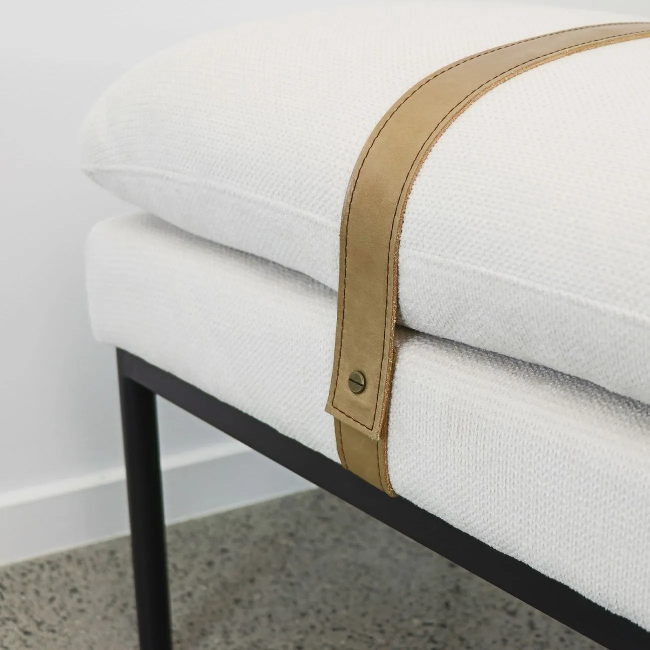 Baxter Fabric Ottoman