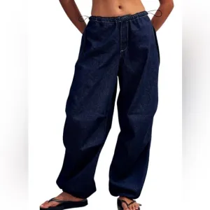 BDG Baggy Cargo Jeans Dark Wash