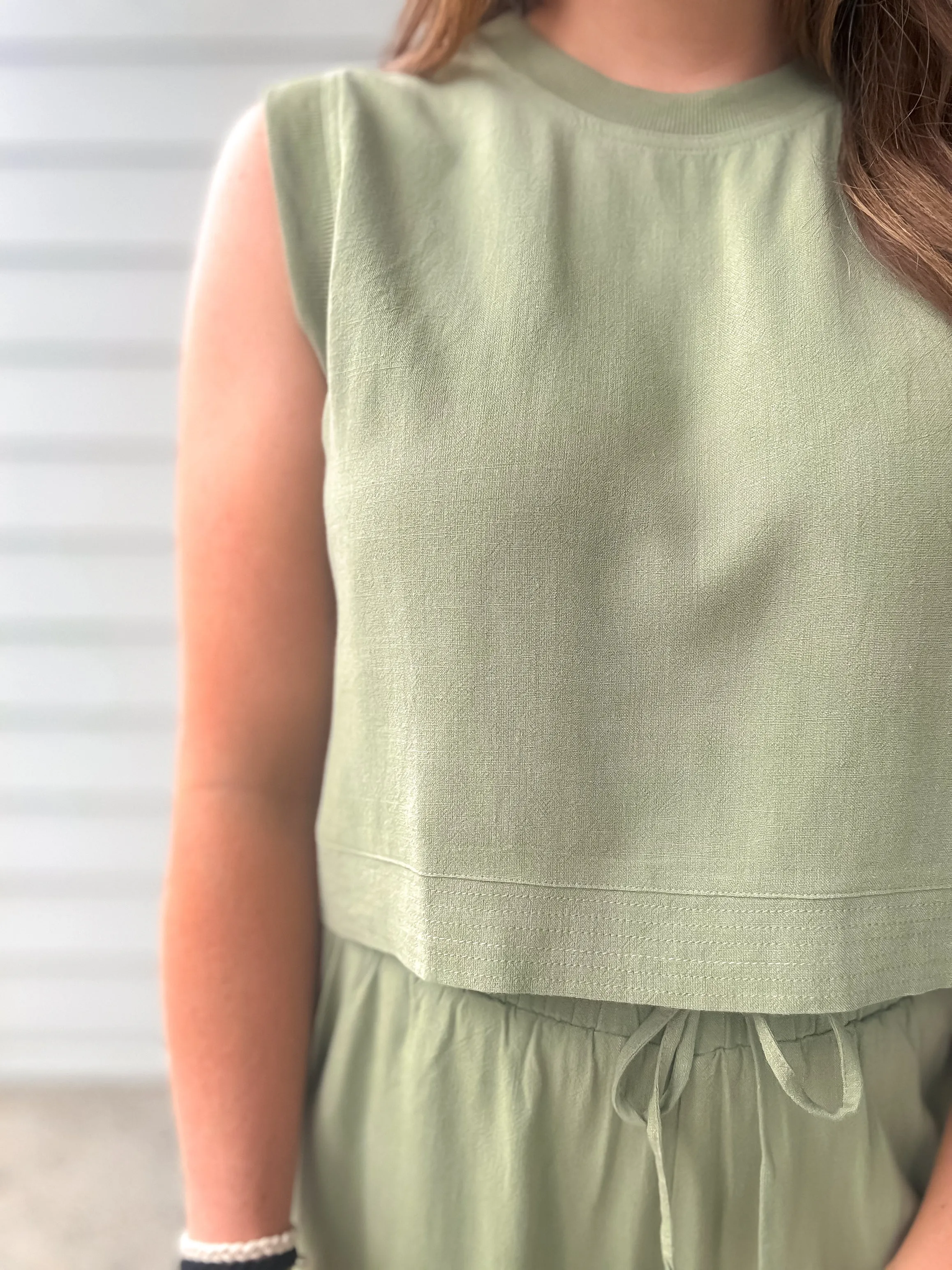 Beachy Linen Pant Set