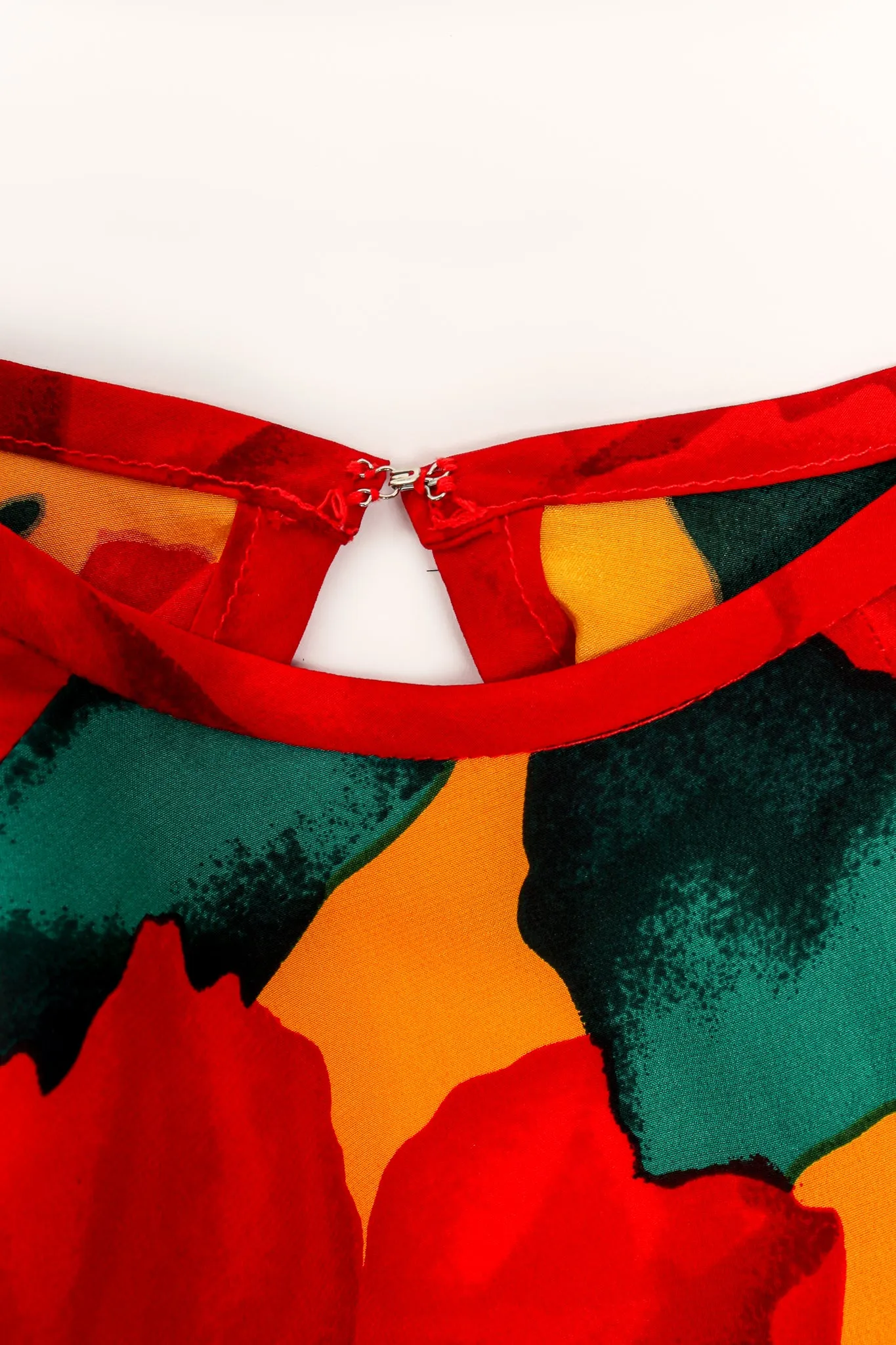 Begonia Print Silk Duster