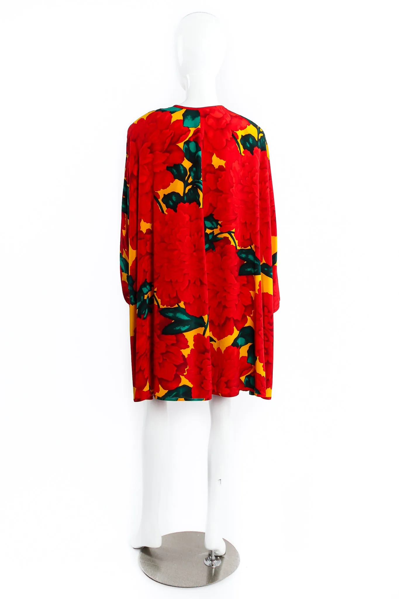 Begonia Print Silk Duster