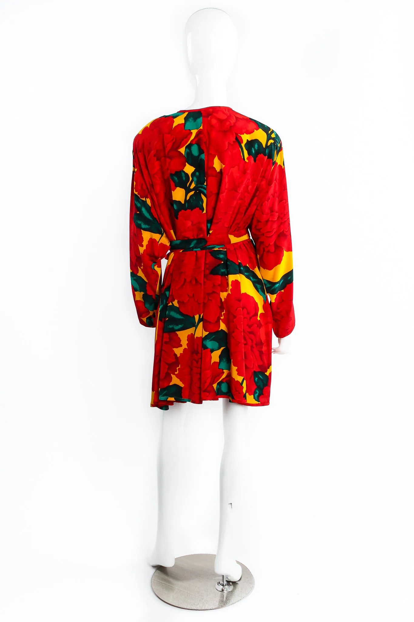 Begonia Print Silk Duster