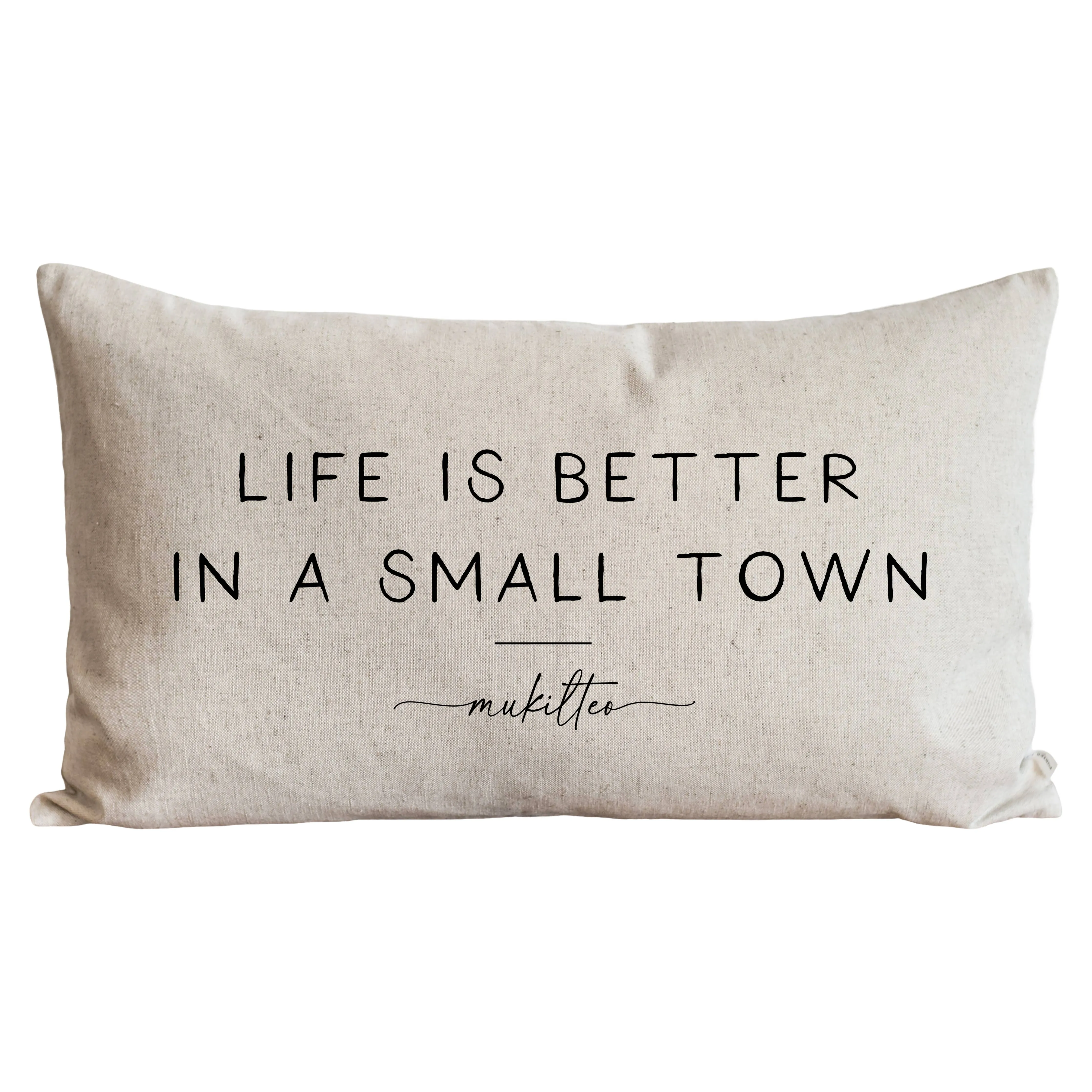 Better In A Small Town Pillow - Casey, IL