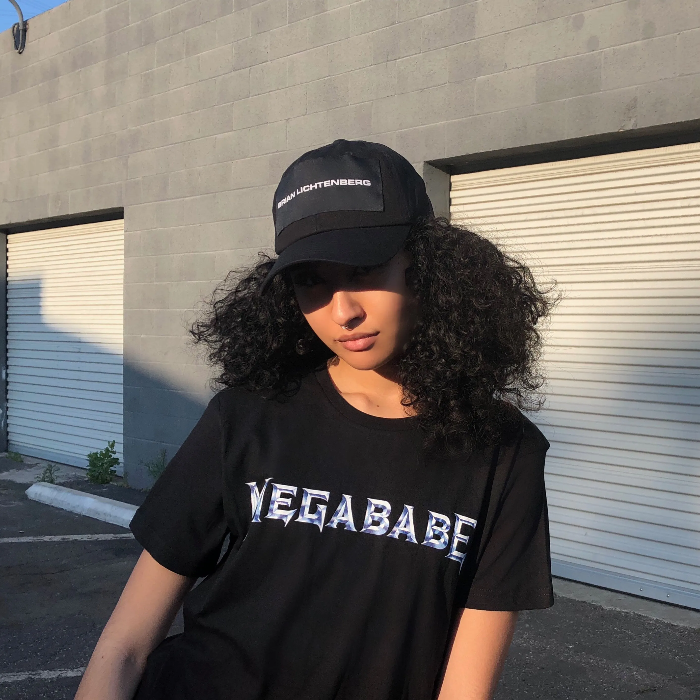 BLACK BL LOGO LABEL HAT