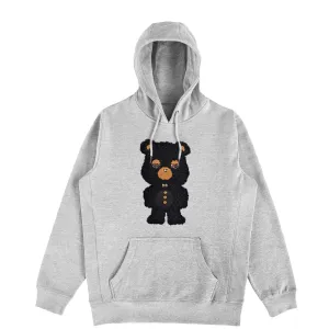 Black Sheep Bear  | Men's Organic Cotton Hoodie with Crystal Detail