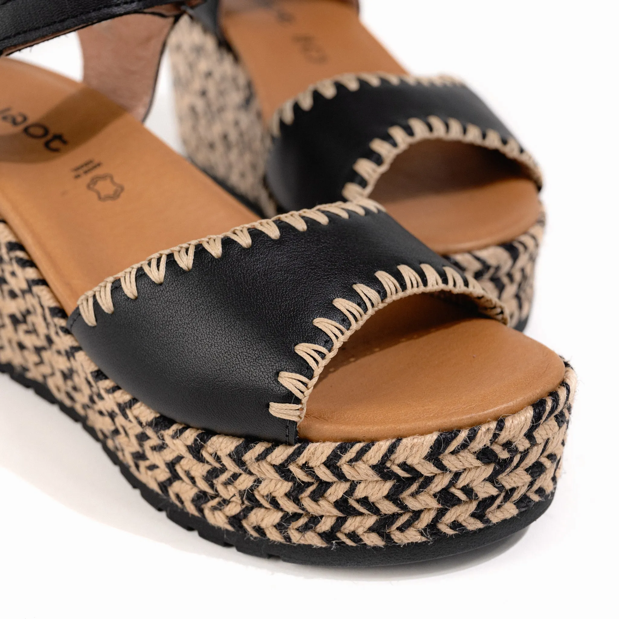 BLANES - JET - LEATHER