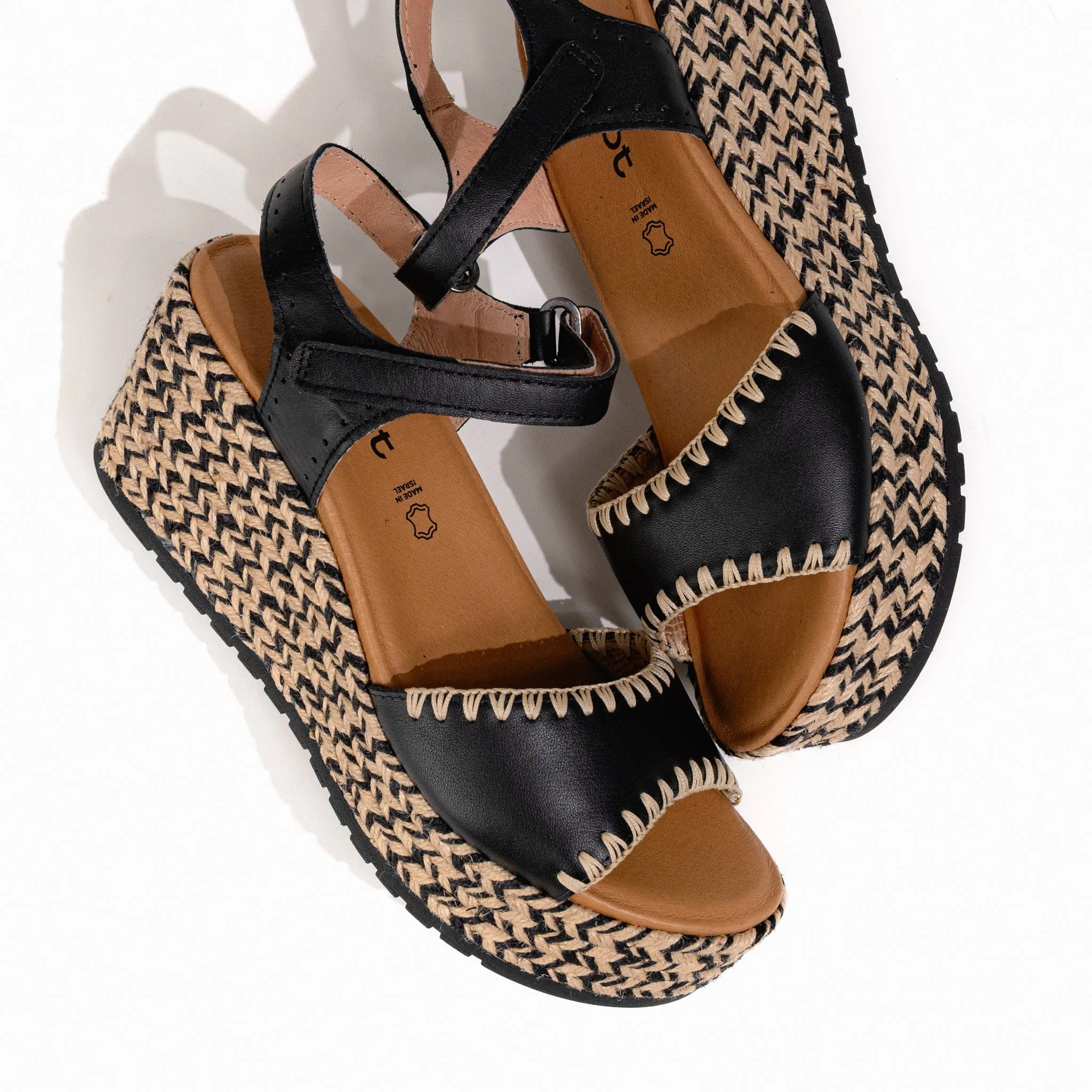 BLANES - JET - LEATHER
