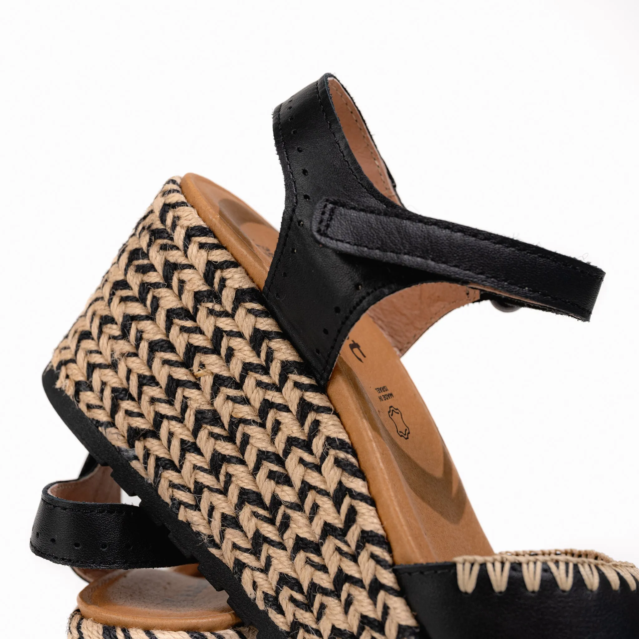 BLANES - JET - LEATHER