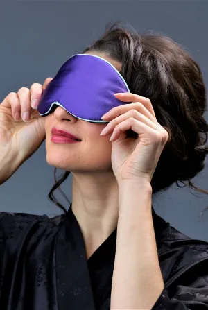 BlisSsleep 100% Silk Sleep Eye Pads Mask in Purple