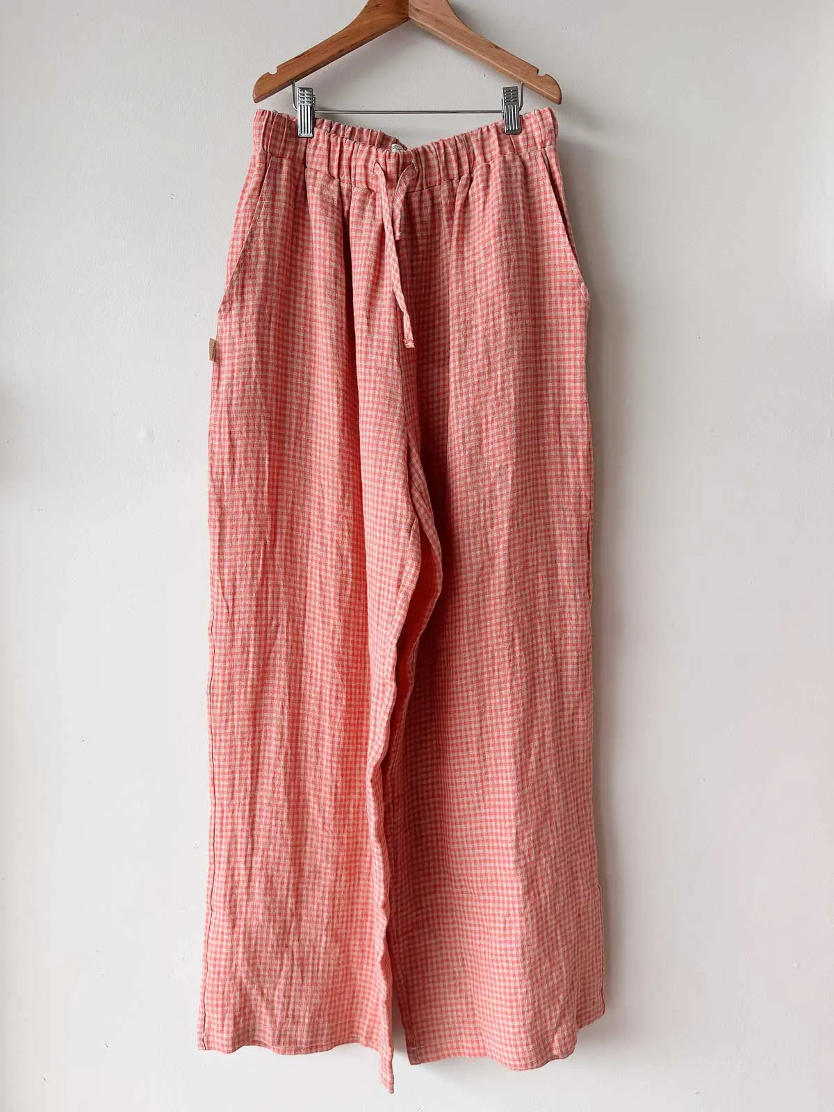 Bobbie| Women's Pants  | Coral Petite Check