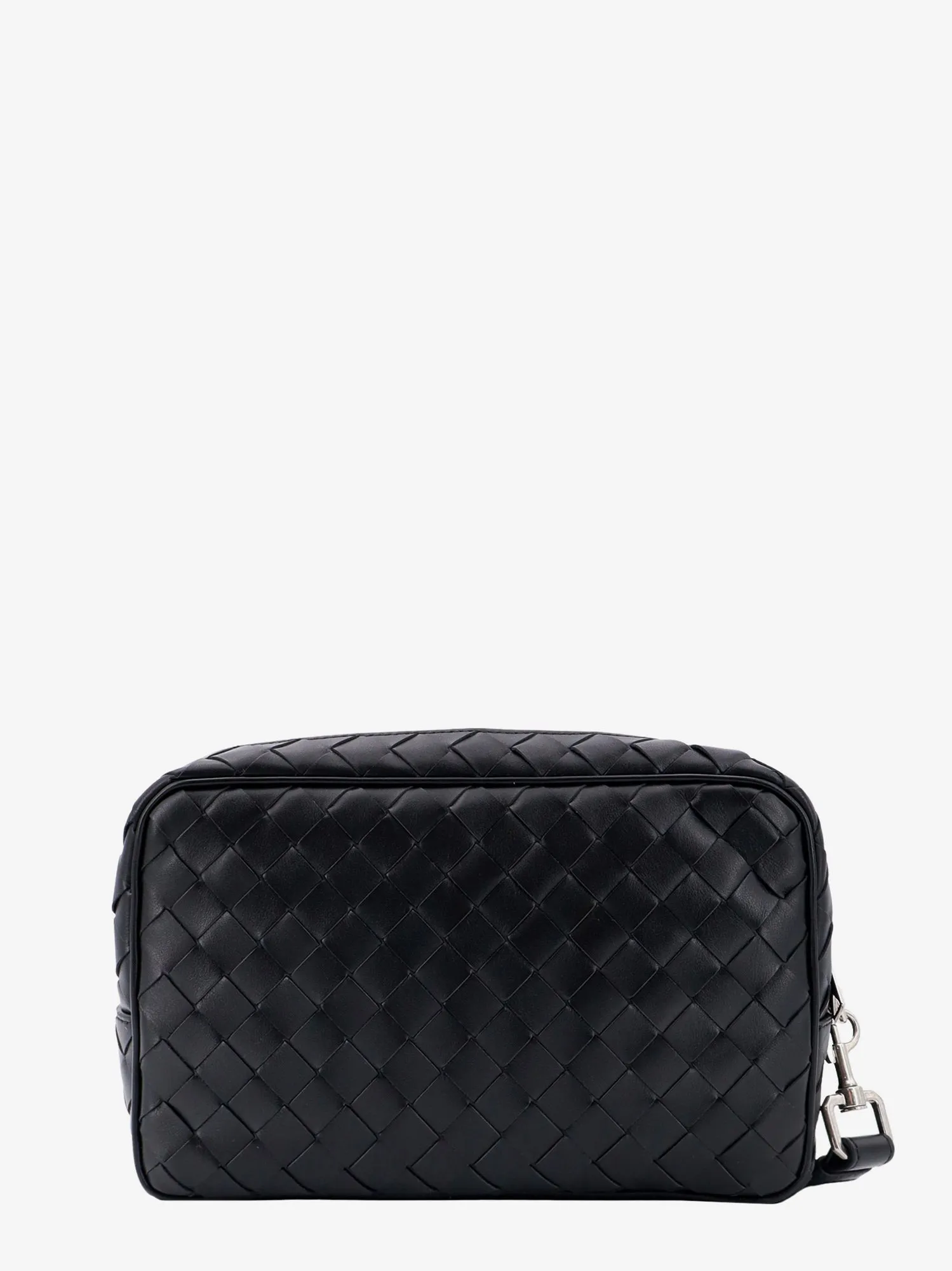 Bottega Veneta Leather Clutch With Woven Effect