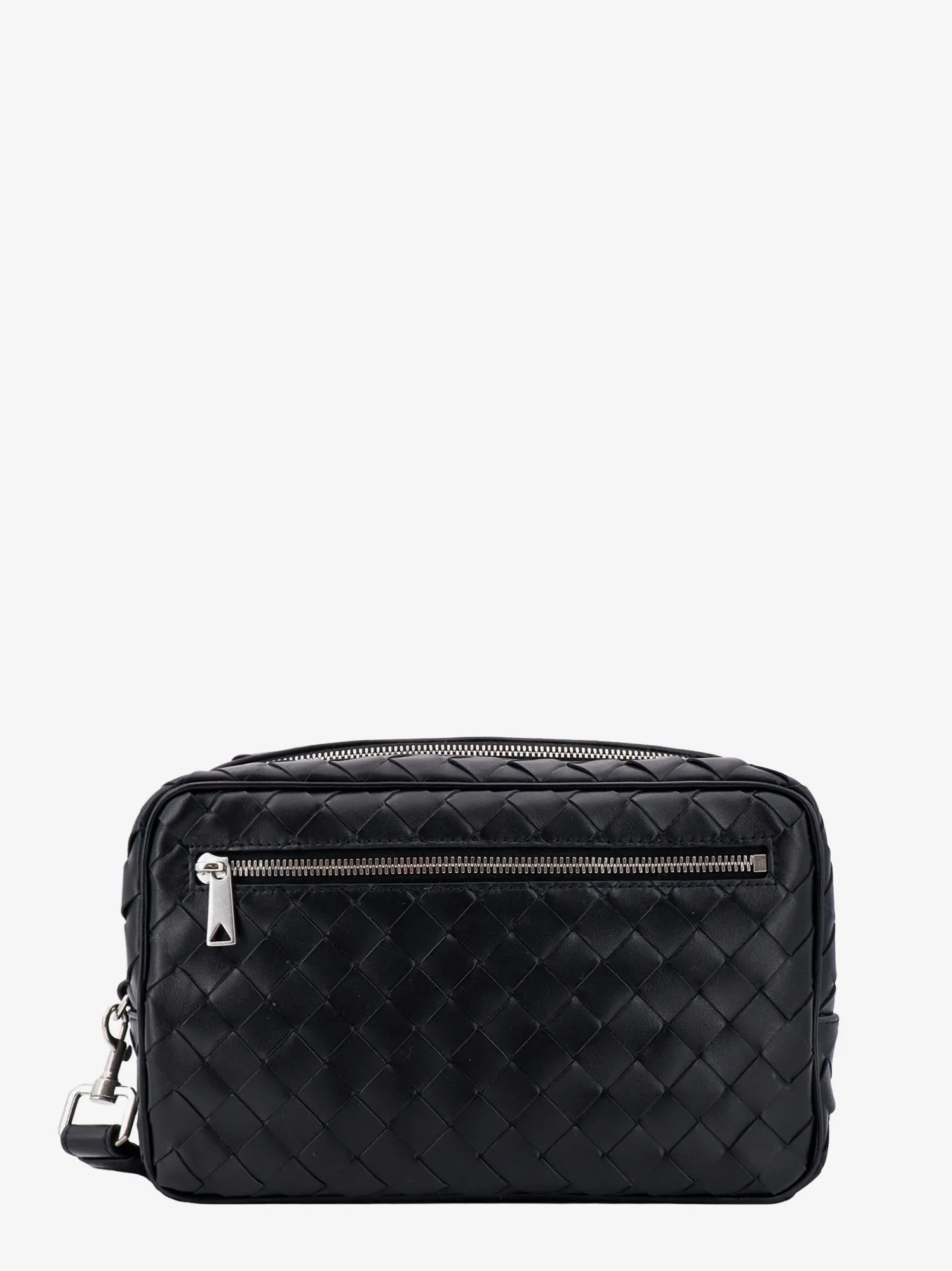 Bottega Veneta Leather Clutch With Woven Effect