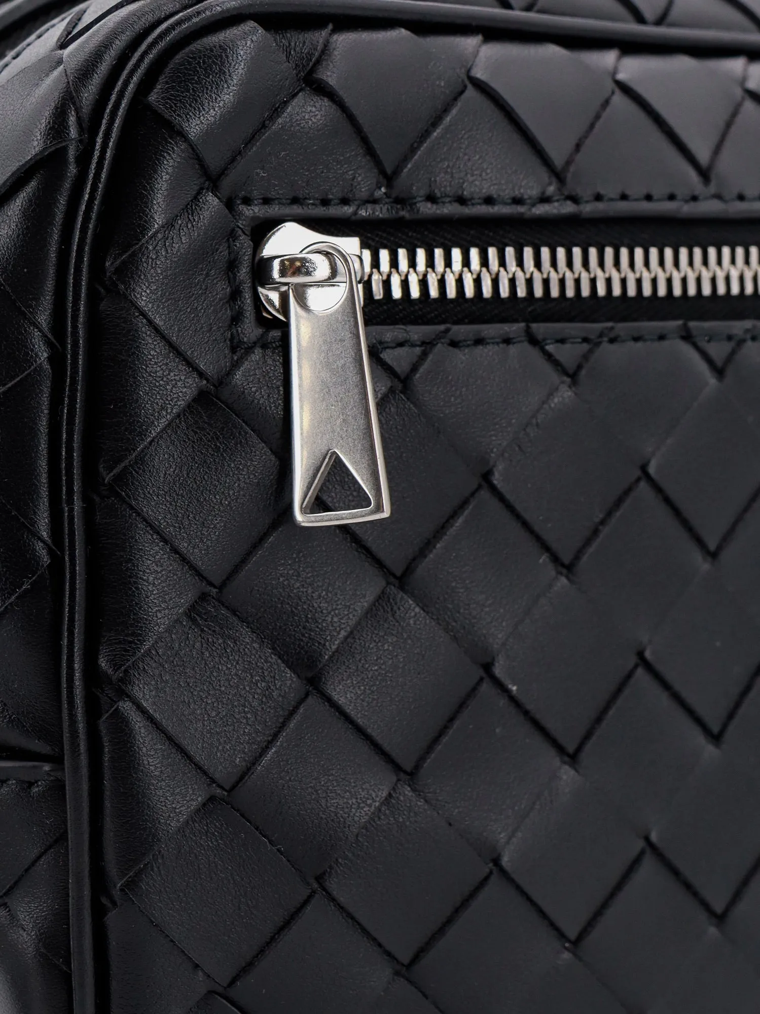 Bottega Veneta Leather Clutch With Woven Effect
