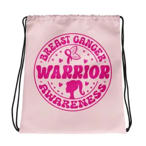 Breast Cancer Drawstring Bag