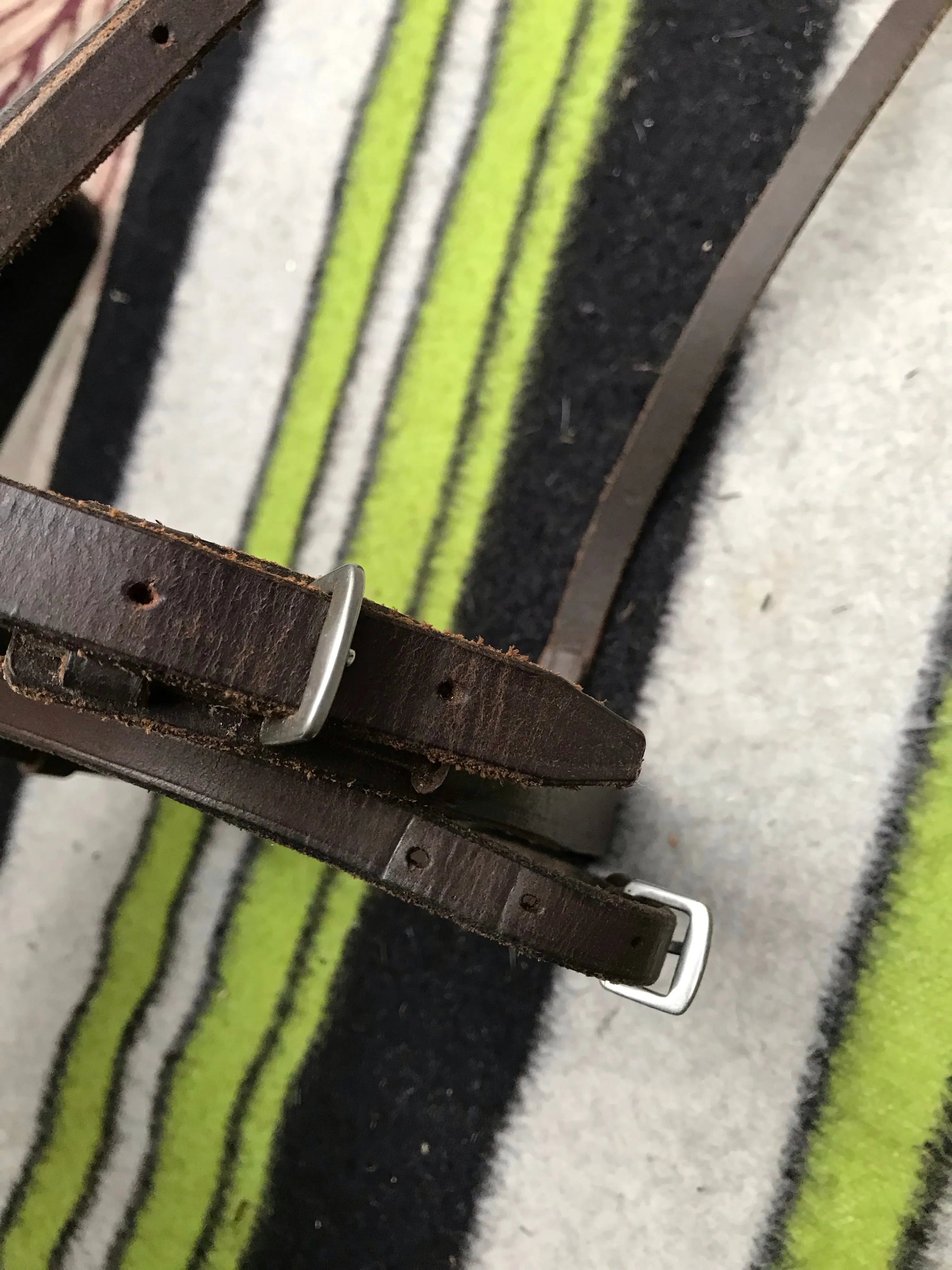 brown nose band with flash cob size FREE POSTAGE