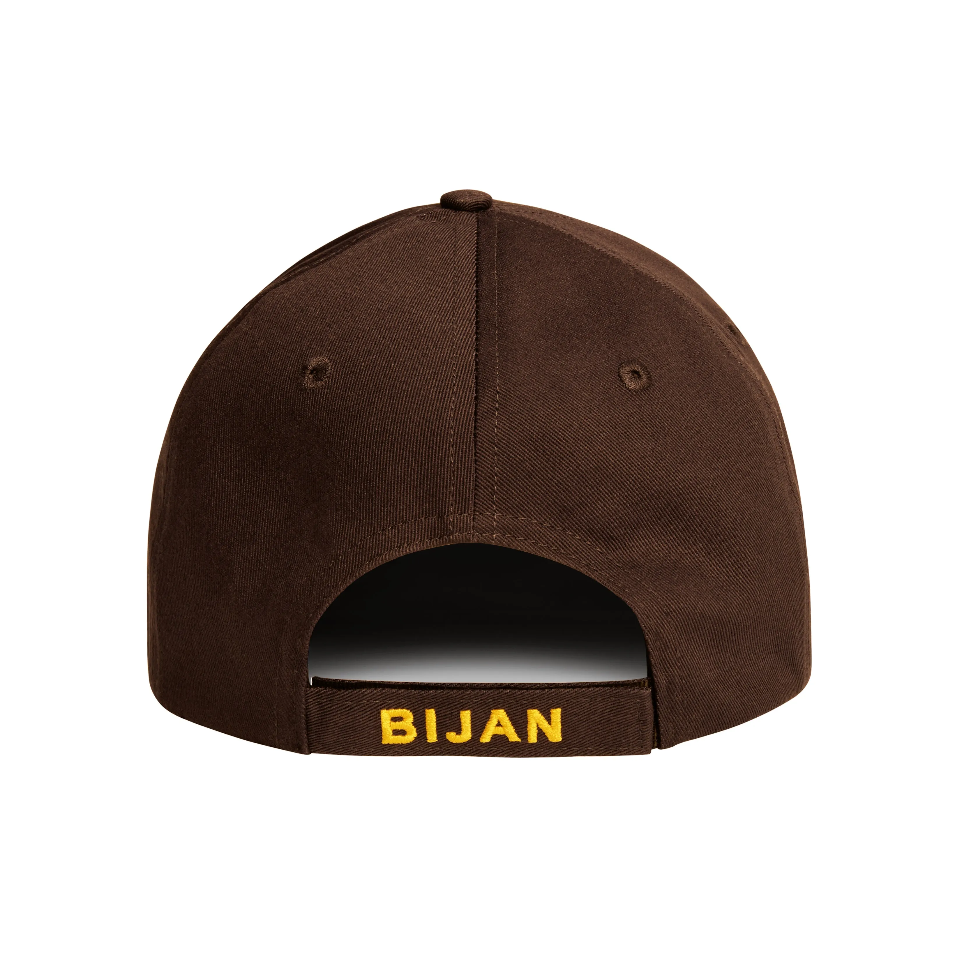 Brown with Silver Crest Cap
