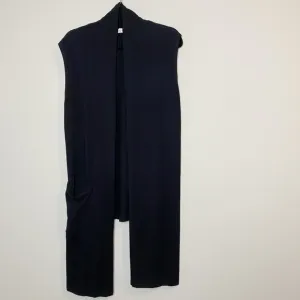Bryn Walker Sleeveless Open Front Hi Low Cardigan