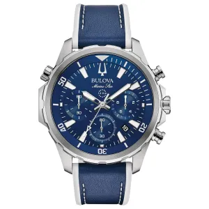 BULOVA Men's Marine Star Chronograph Watch 96B287