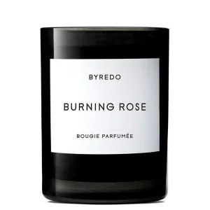 Burning Rose Candle