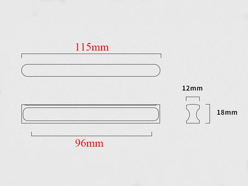 Cabinet Drawer Handle 96mm
