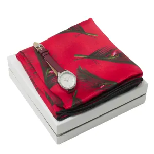 Cacharel CPFN836P-Set Cacharel (watch & silk scarf)
