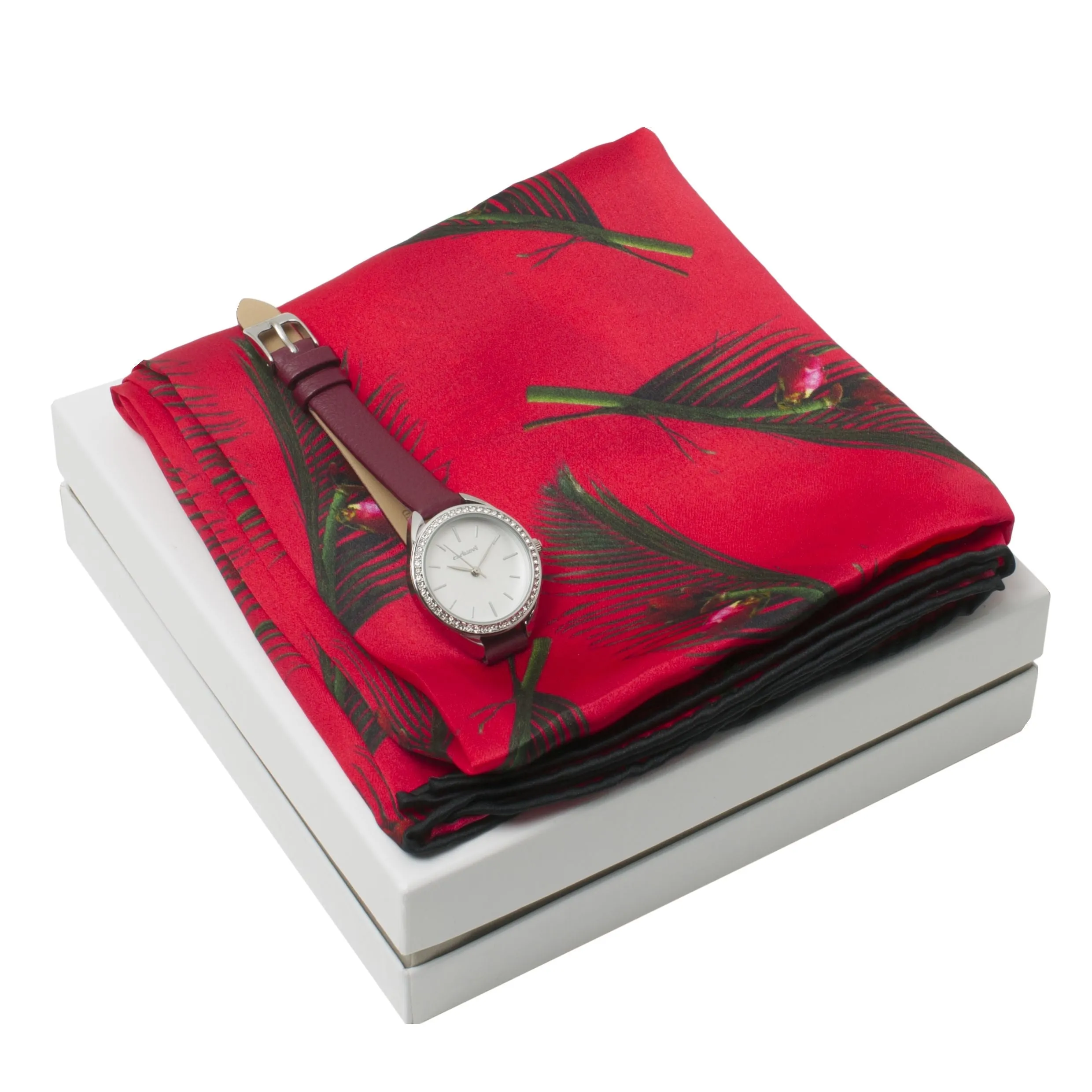 Cacharel CPFN836P-Set Cacharel (watch & silk scarf)