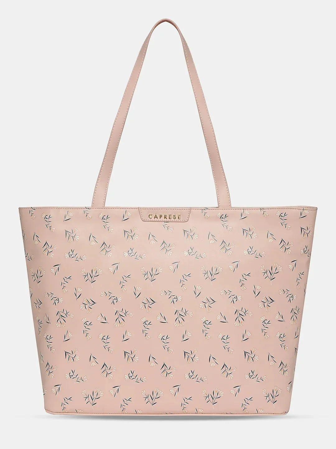 Caprese Merida Tote Printed Large Sky Blue Laptop Bag