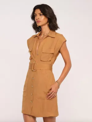 Capri Dress-Cigar
