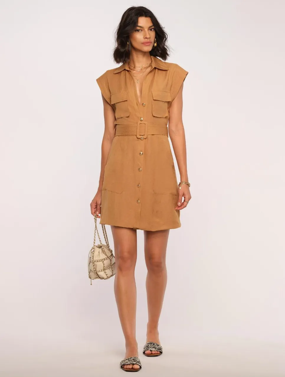 Capri Dress-Cigar