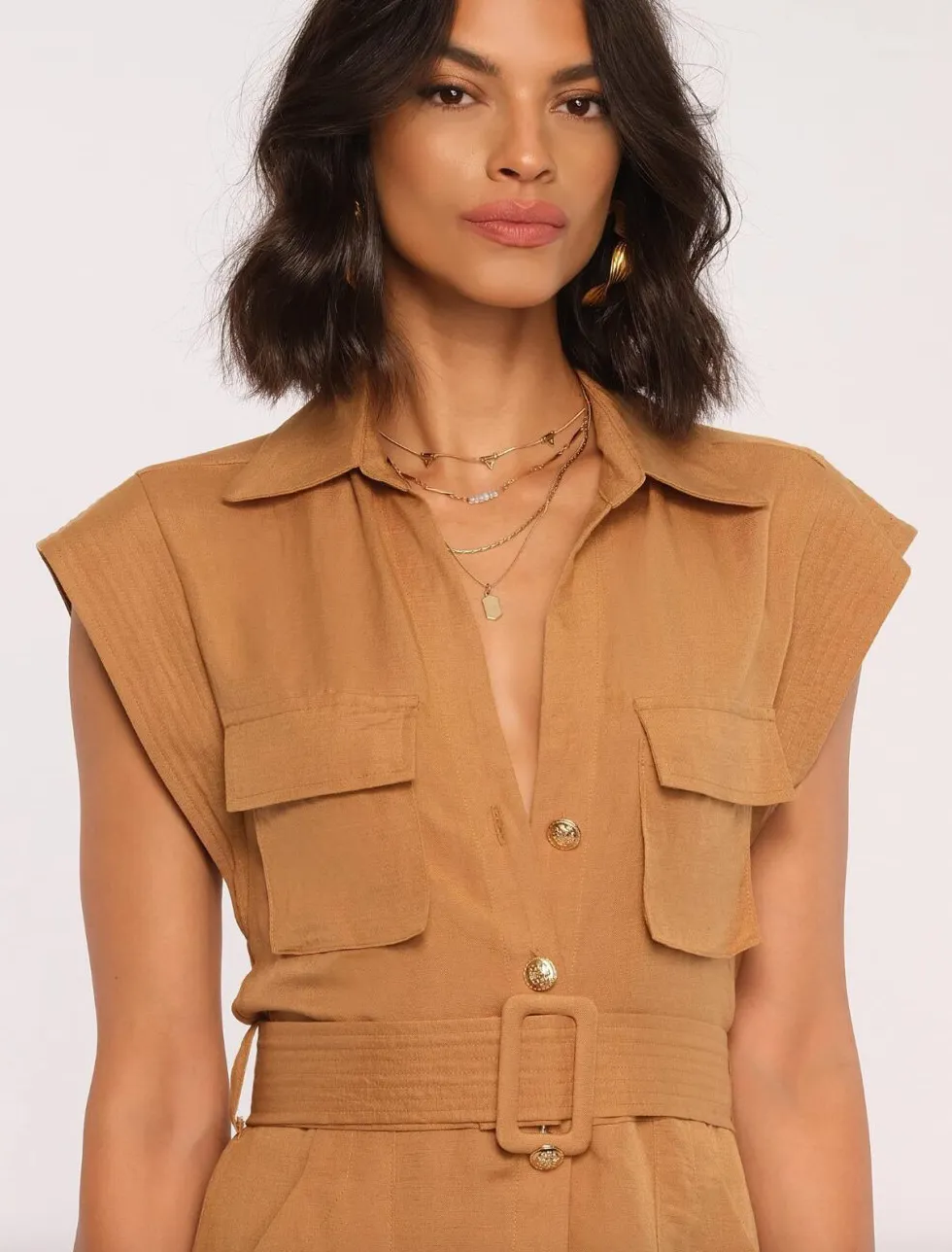 Capri Dress-Cigar