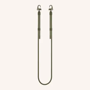 Carabiner Rope  Phone Case Strap - Moss Green