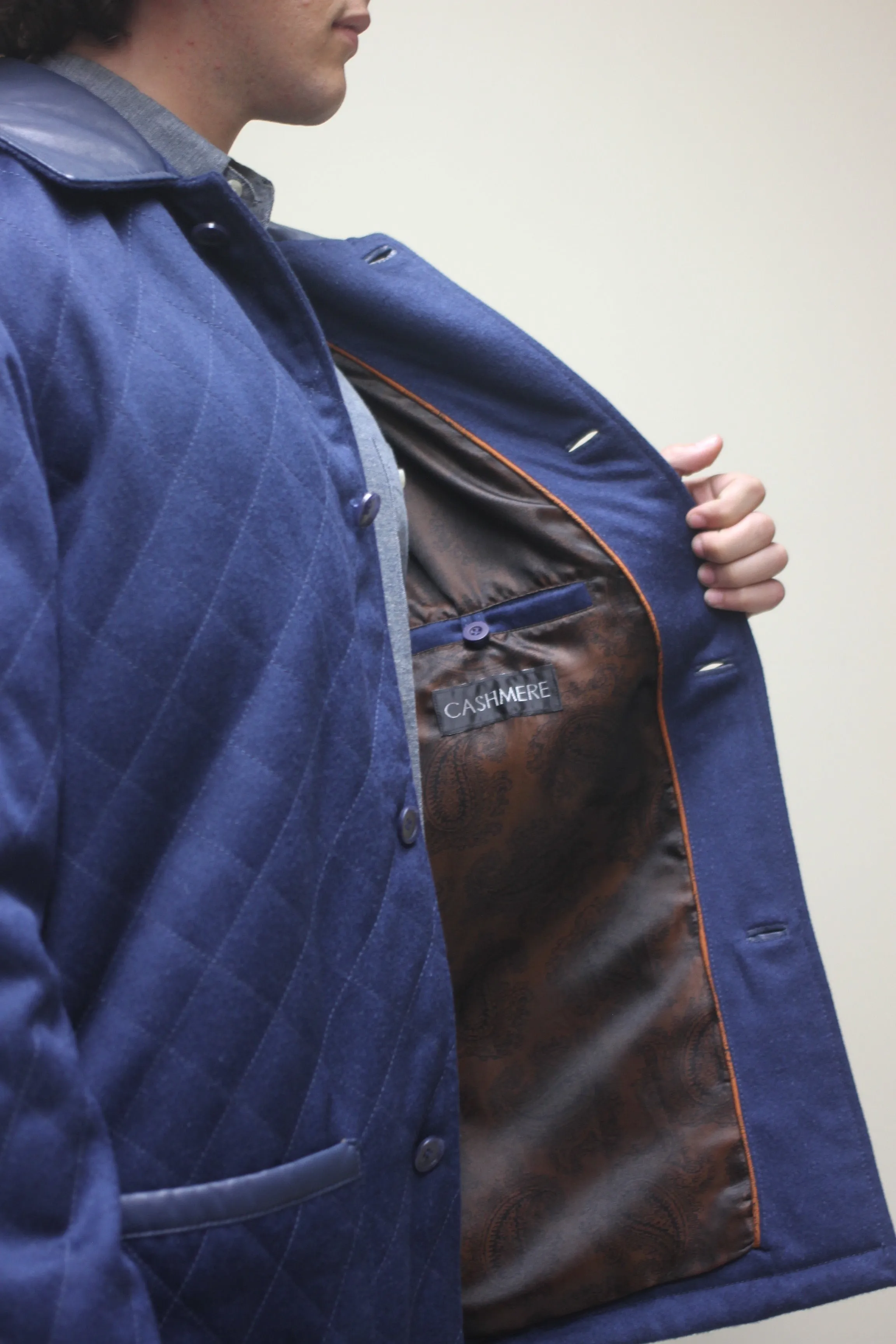 Cashmere Wool Car Coat