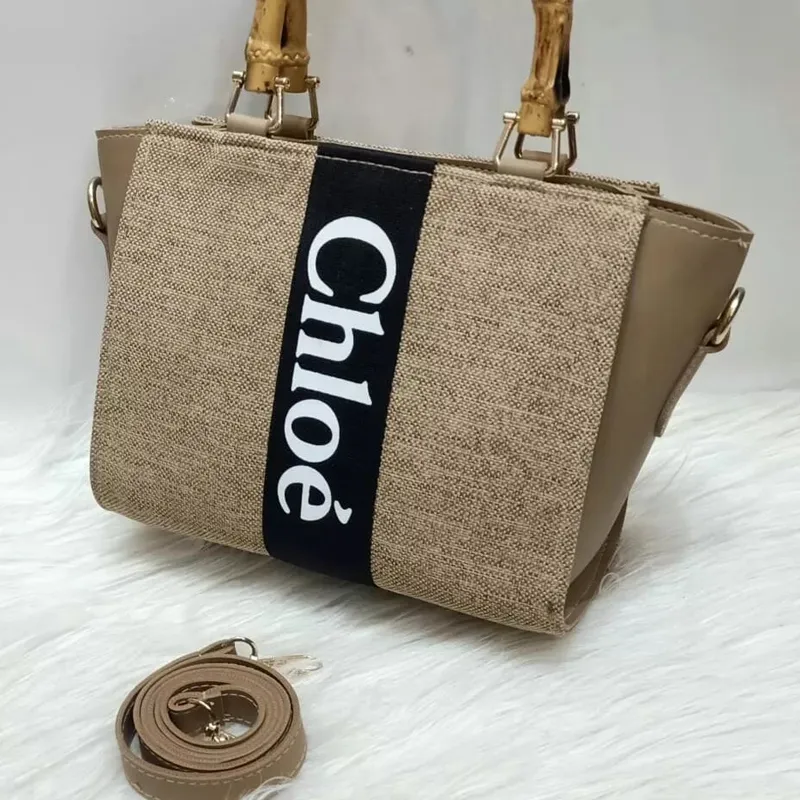 CHL Handbag Woven Bamboo Handles Strap Shoulder Bag #22