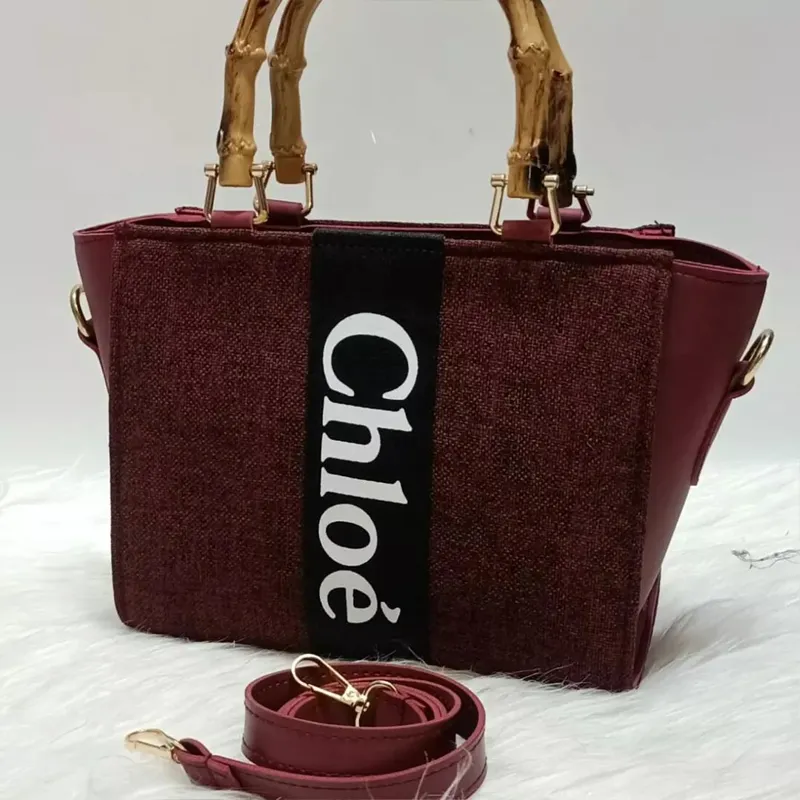 CHL Handbag Woven Bamboo Handles Strap Shoulder Bag #22