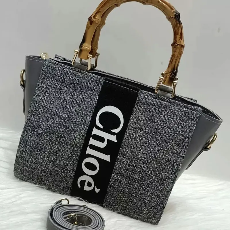 CHL Handbag Woven Bamboo Handles Strap Shoulder Bag #22