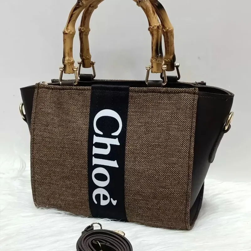 CHL Handbag Woven Bamboo Handles Strap Shoulder Bag #22