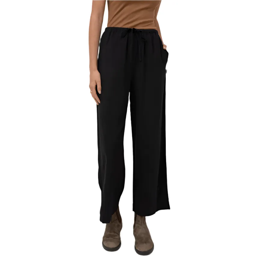 Classic Drawstring Pant - Black