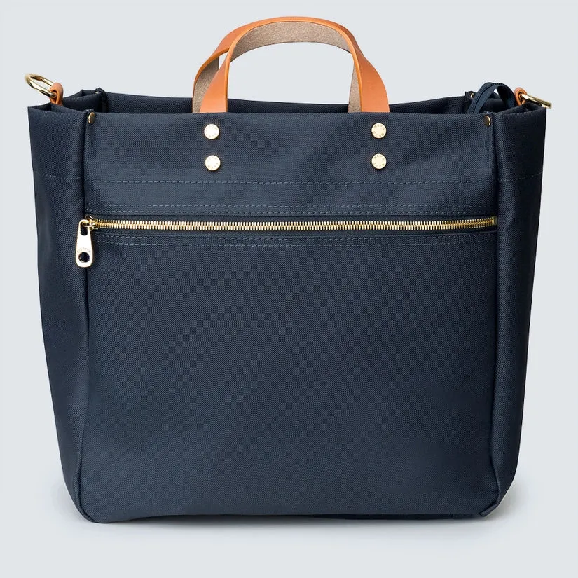 Codie Nylon Tote with Leather Accents