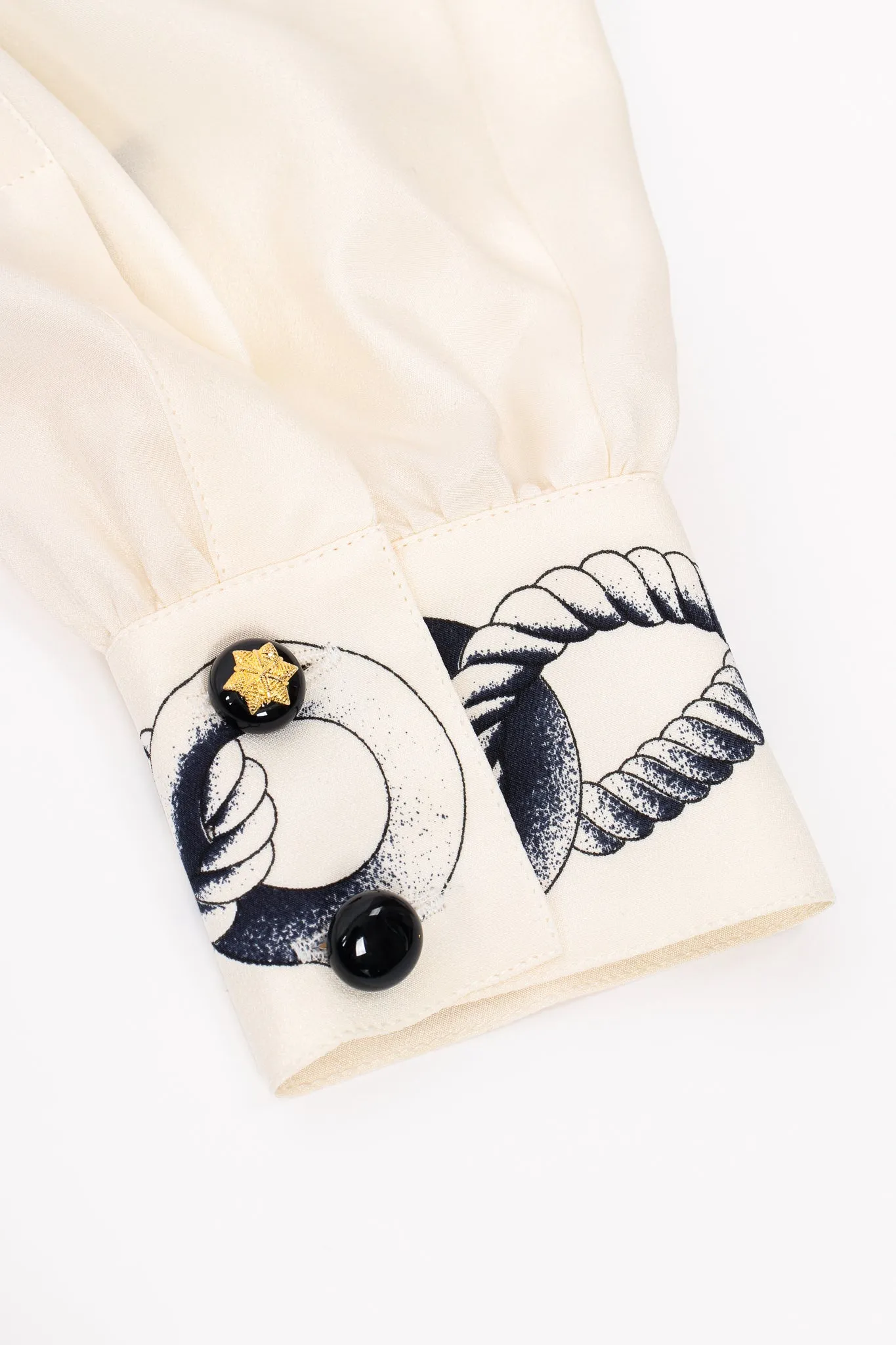 Compass Star Nautical Silk Shirt