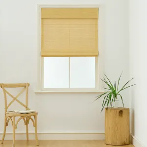 Cora Woven Bamboo Shade| Earthy Yellow