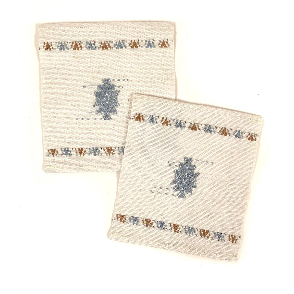 Cotton Coaster Set of 2 /Multiple Colors