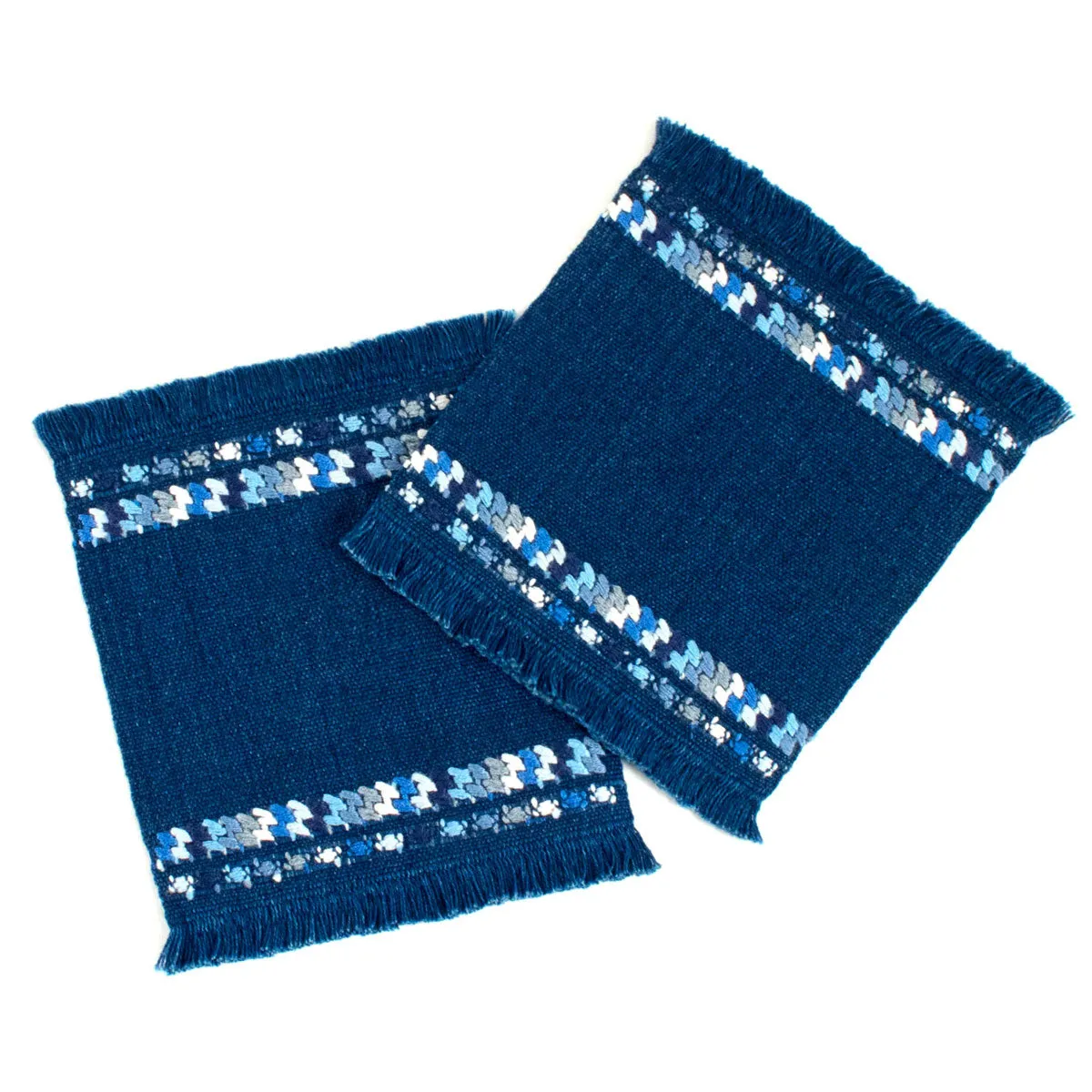 Cotton Coaster Set of 2 /Multiple Colors