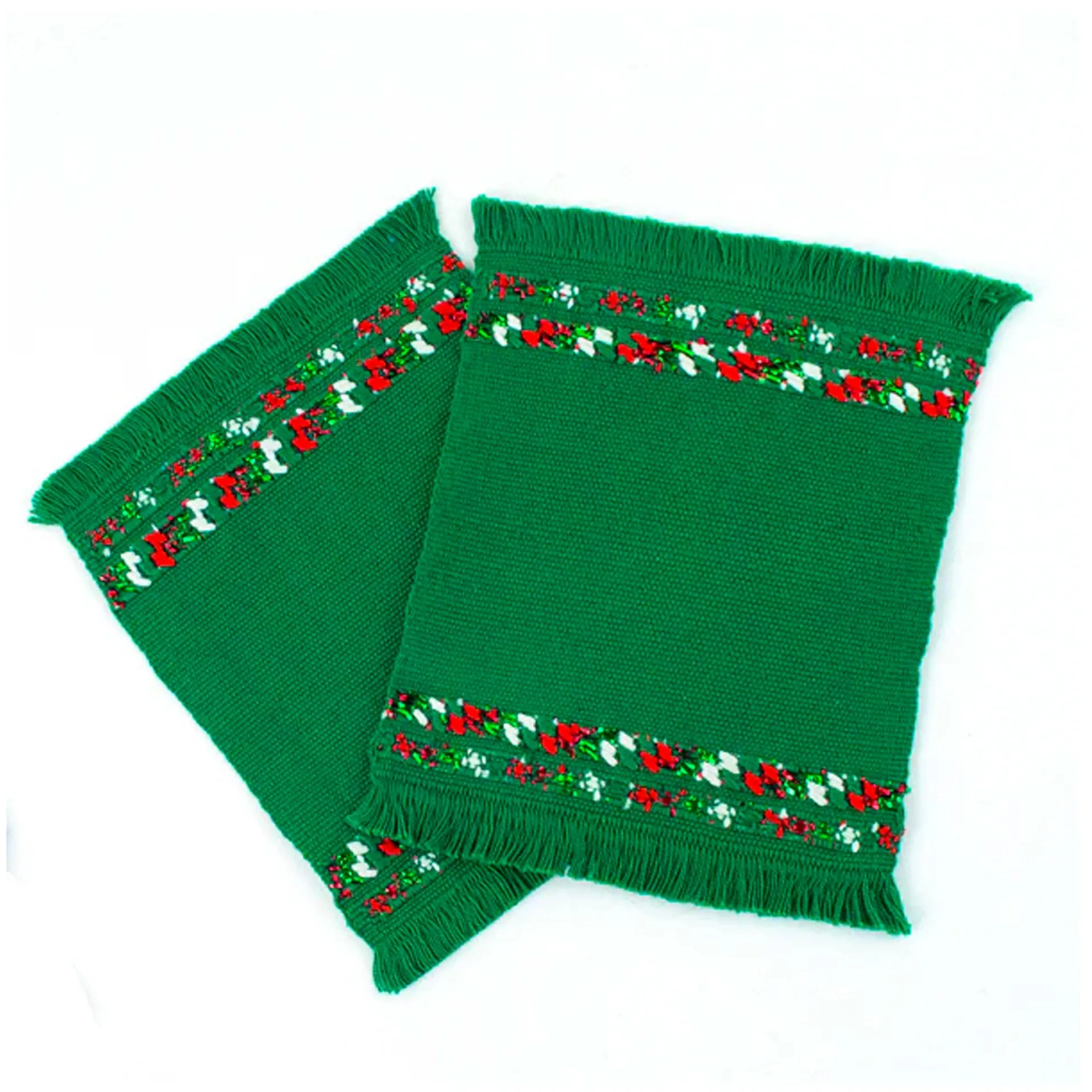 Cotton Coaster Set of 2 /Multiple Colors