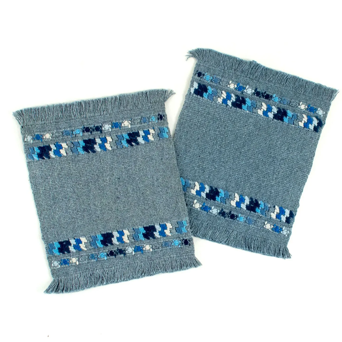 Cotton Coaster Set of 2 /Multiple Colors